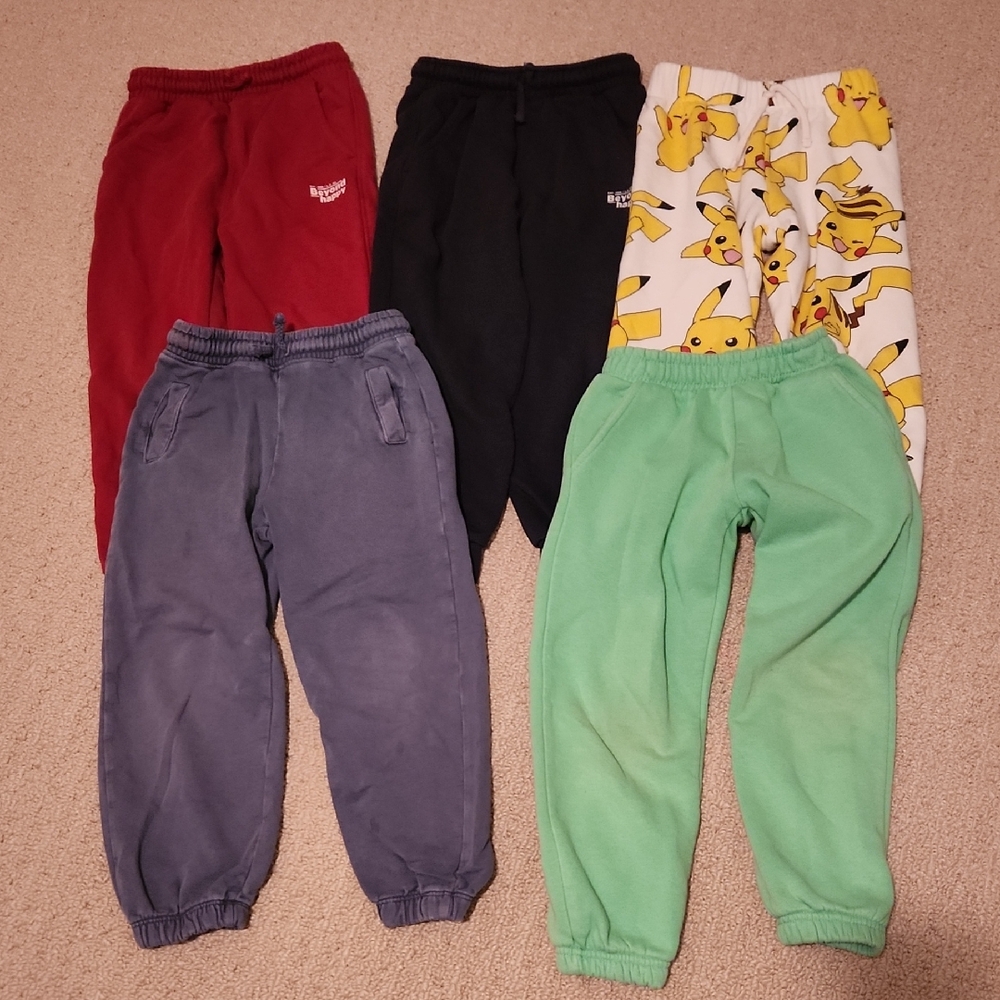 Kids Colorful Jogger Pants Set